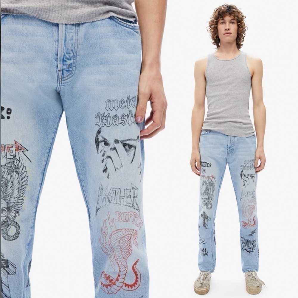 NWT MOTHER The Chaser Jeans in Bloodshot Eyes Wash Men’s Size:29